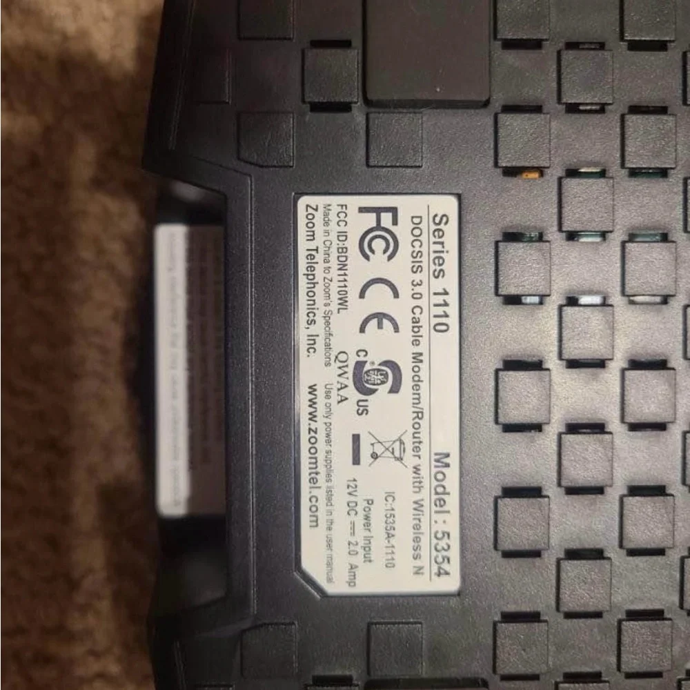 Zoom Router & Modem 5354 - Picture 3 of 4